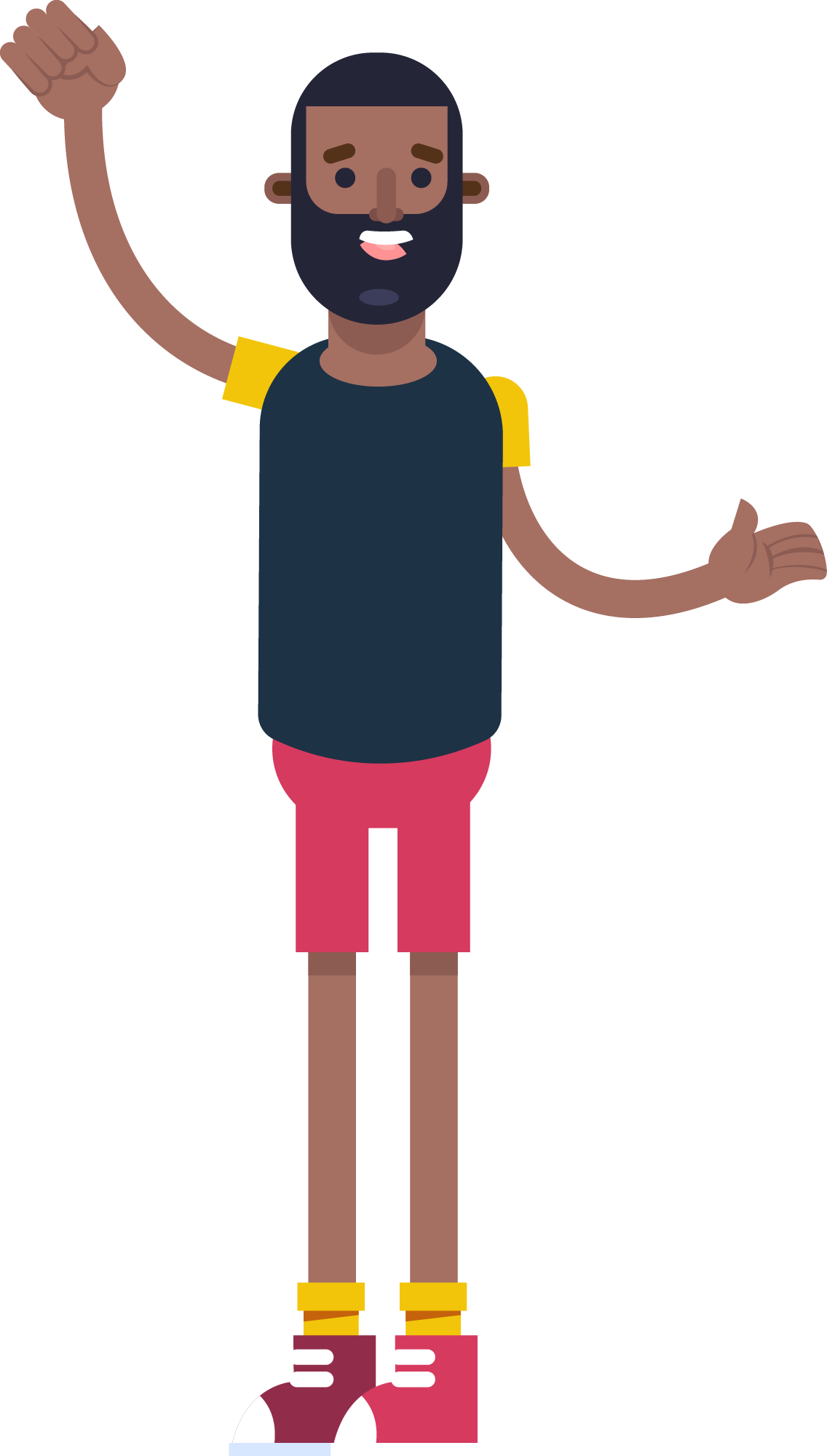 Preview for Cartoon-man-illustration-soccer-sticker-c967c