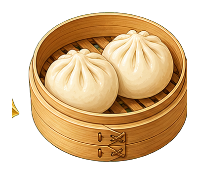 Preview for Bao Bun Basket Sticker For Food Designs
