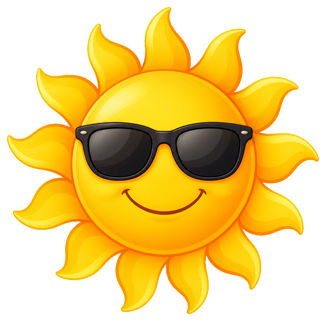 Preview for Sun With Sunglasses Sticker