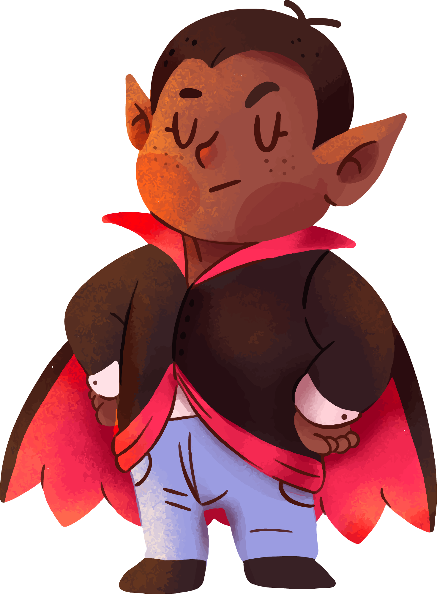 Preview for Cartoon-vampire-character-halloween-costume-sticker-f3488