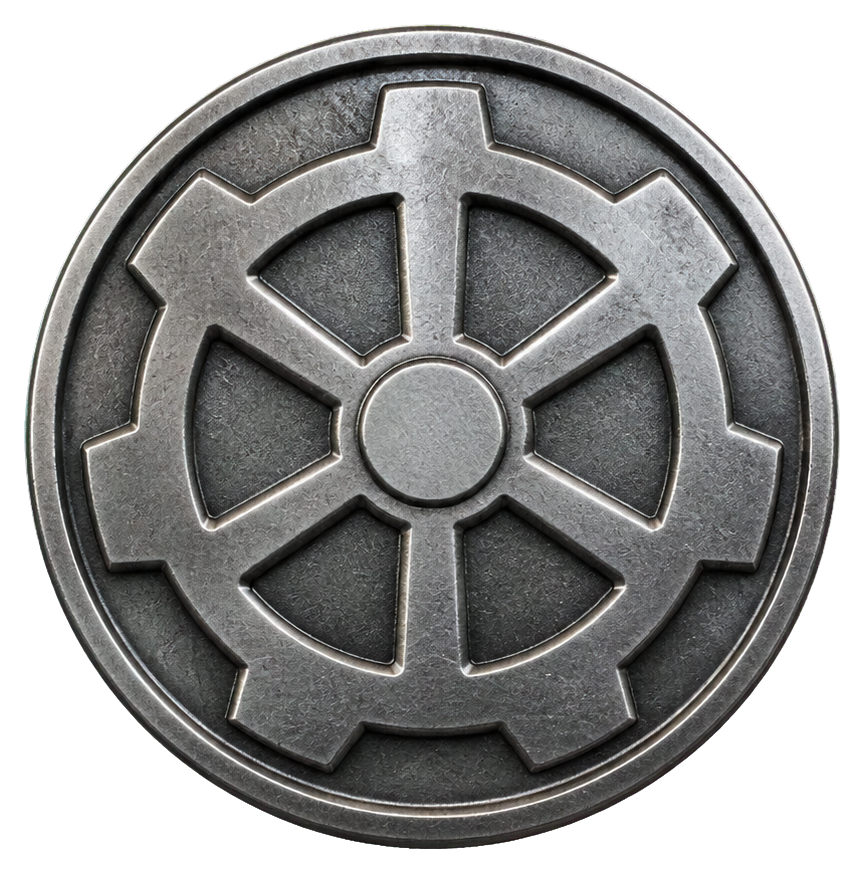 Preview for Steel Gear Coin Sticker