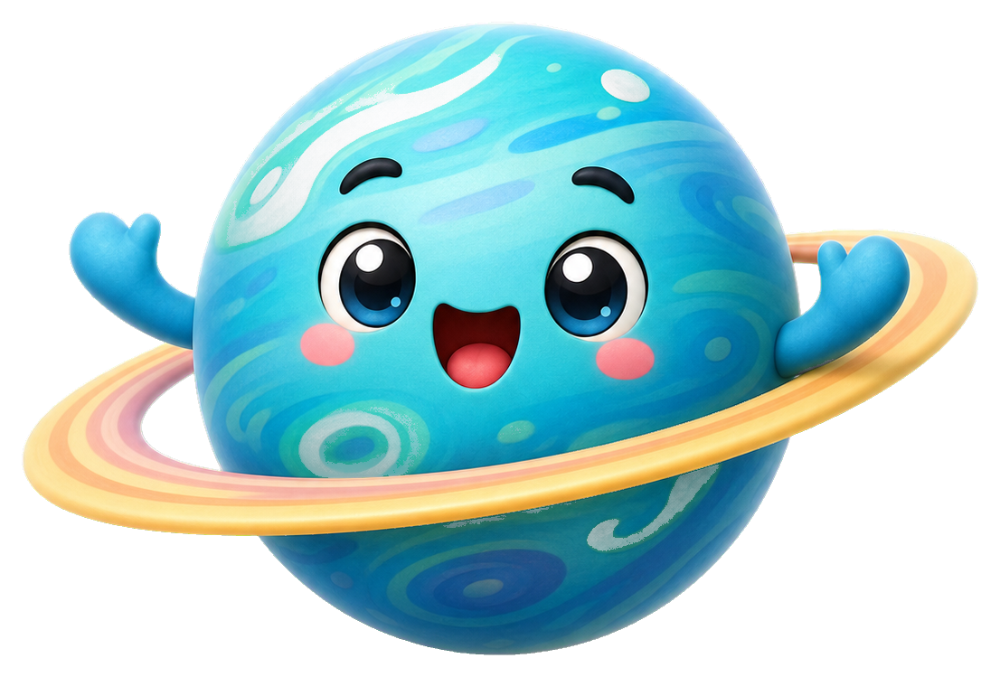 Preview for Planet Mascot Sticker