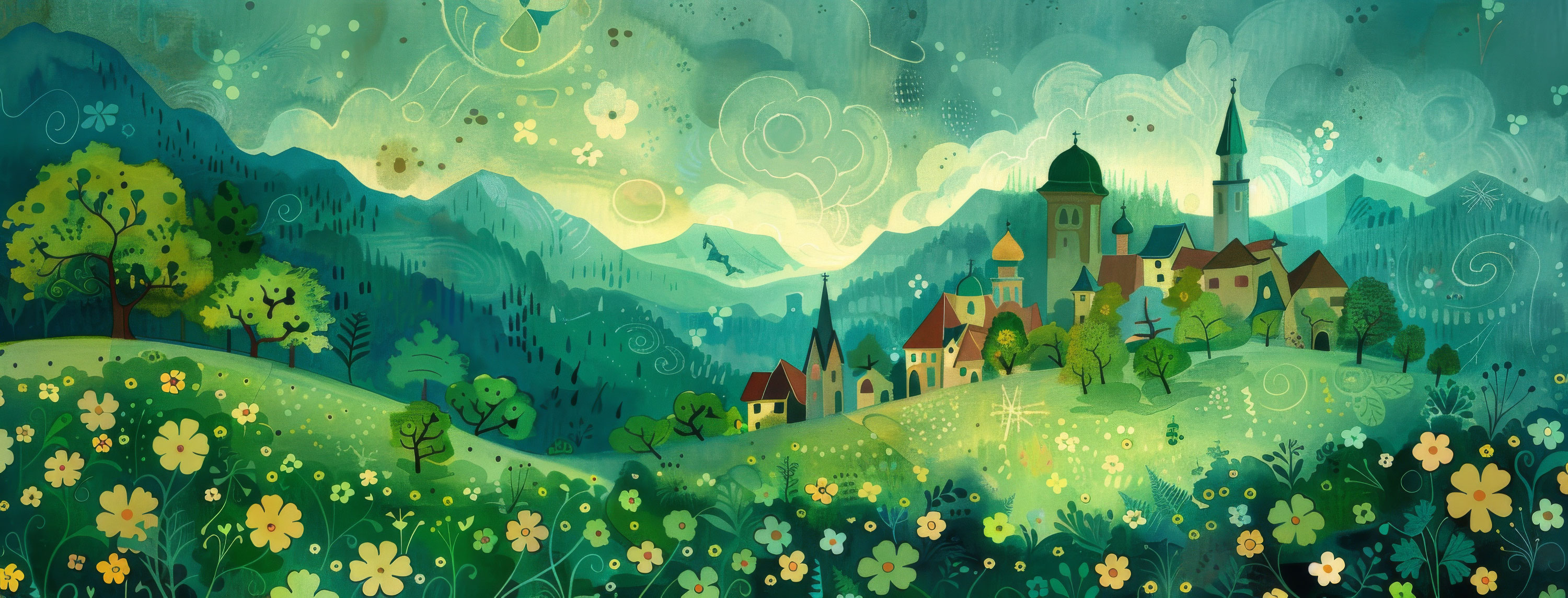 Preview for Serene-village-landscape-st-patricks-background-71f20