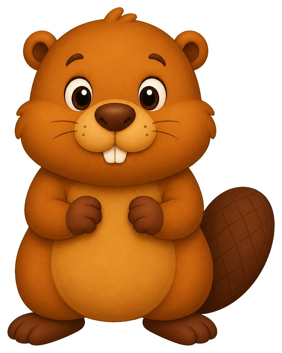 Preview for Tiny Beaver Sticker Graphic