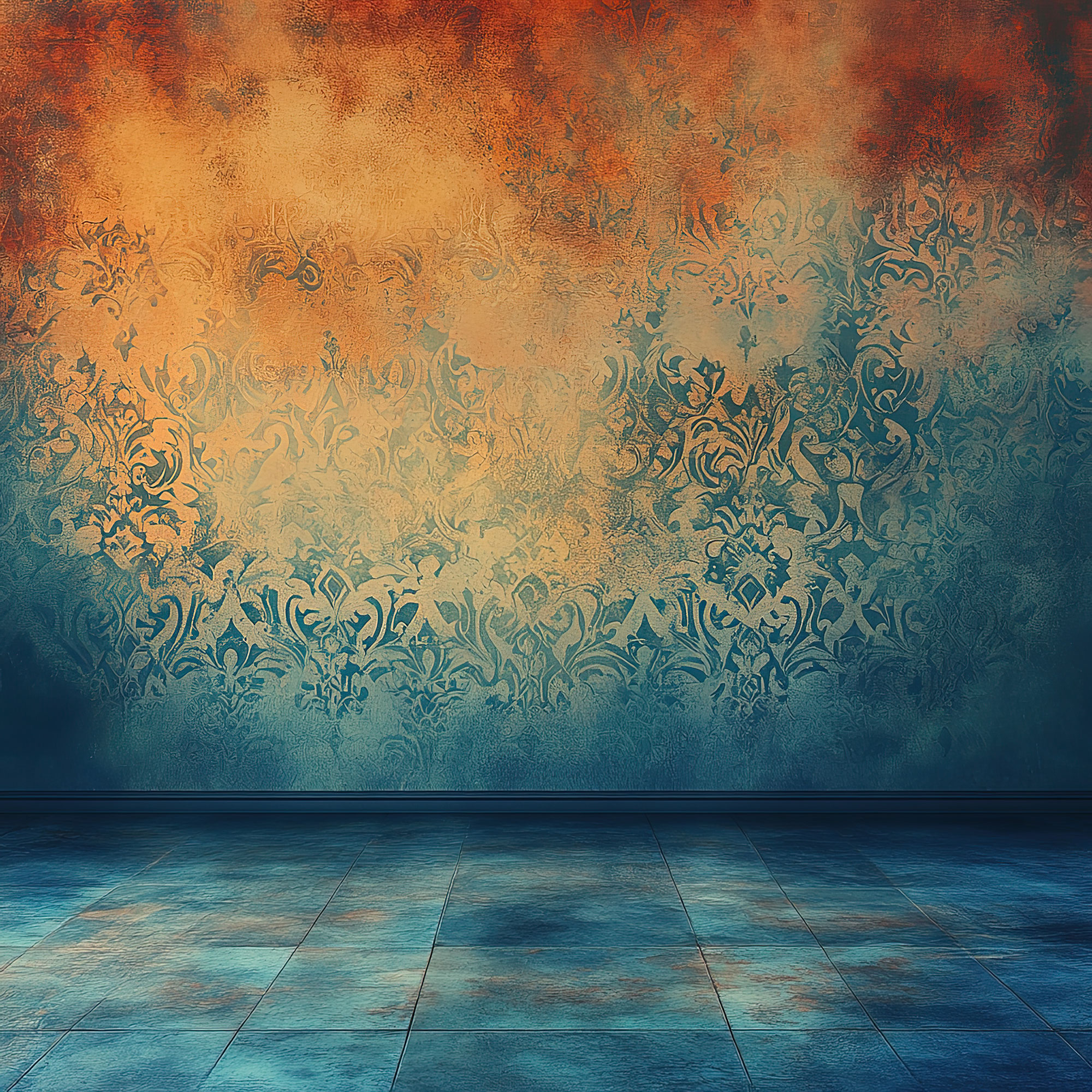 Preview for Vibrant-empty-room-design-simple-backdrop-background-2d3ed