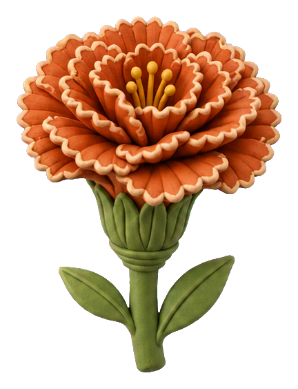 Preview for Terracotta Carnation Sticker