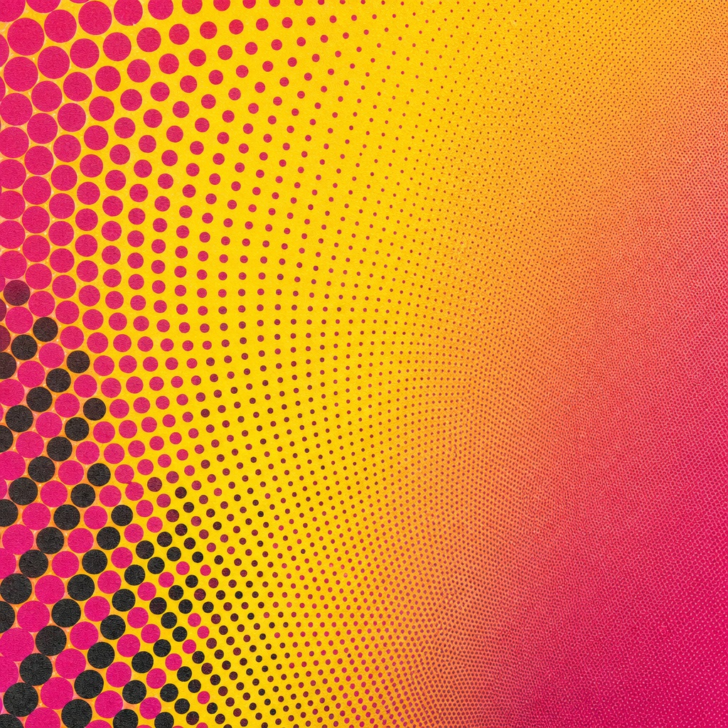 Preview for Magenta Yellow Halftone Background Stock Background