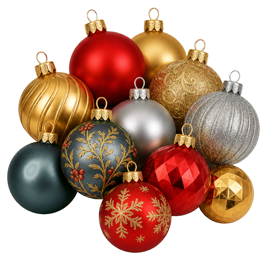 Preview for Bauble Cluster Christmas Sticker