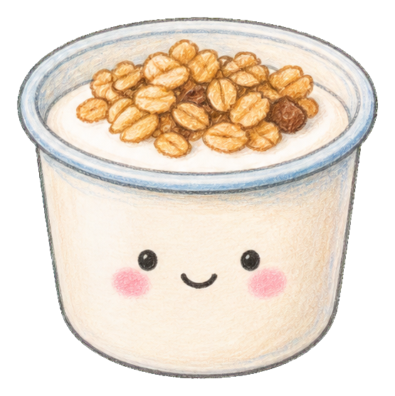 Preview for Vanilla Yogurt Cup With Granola Sticker