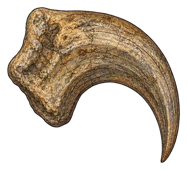 Preview for Raptor Claw Fossil Sticker