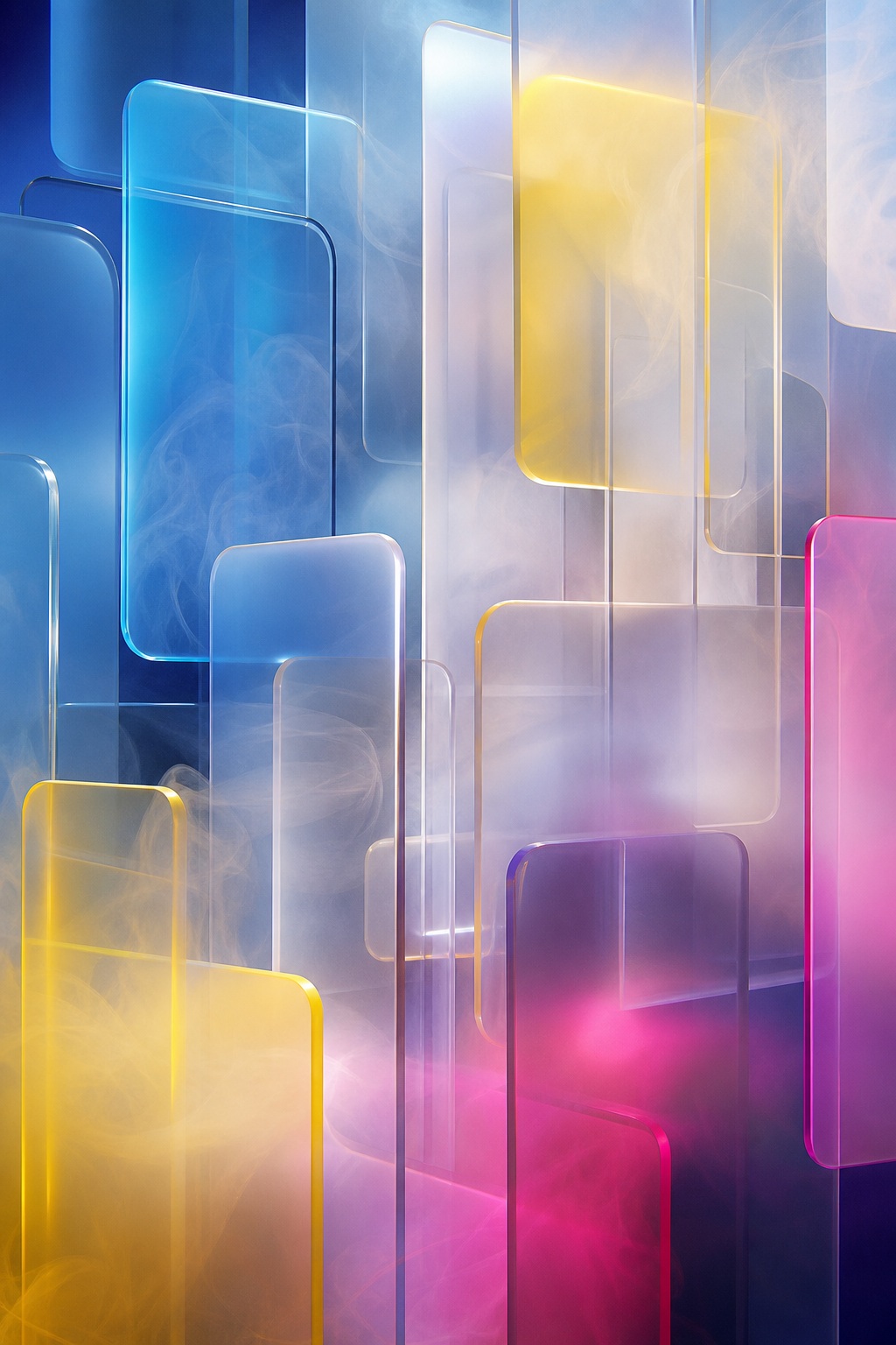 Preview for Abstract 3d Frosted Towers Background