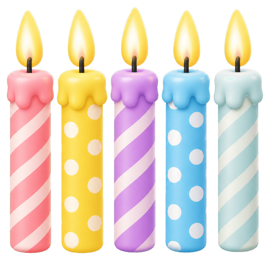 Preview for Birthday Candle Set Sticker