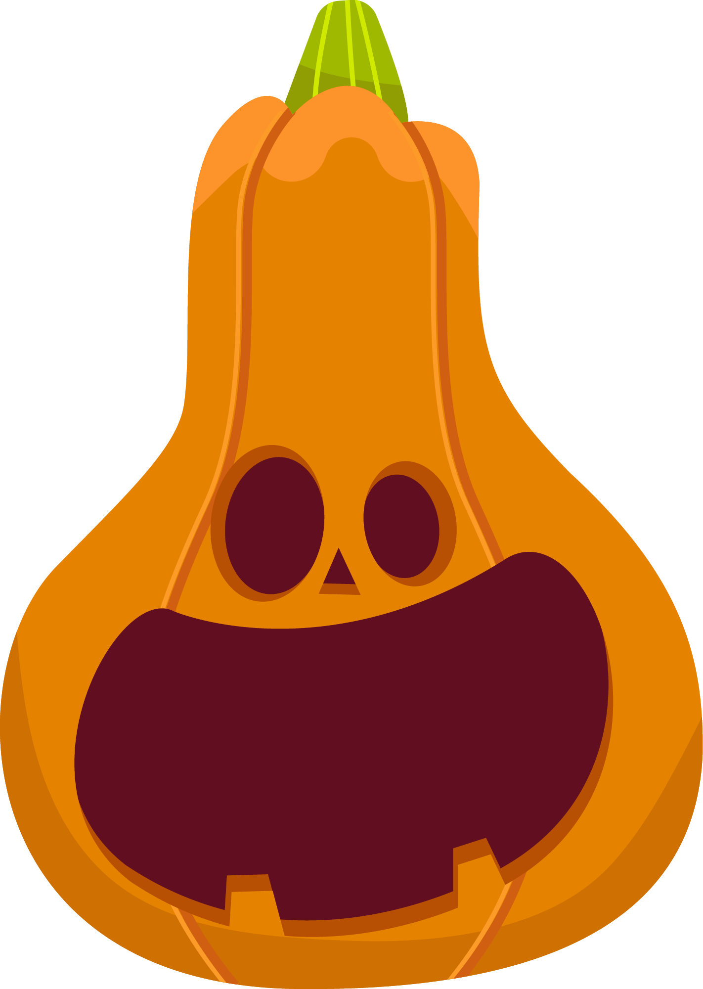 Preview for Halloween-jack-o-lantern-illustration-pumpkins-sticker-8bc48