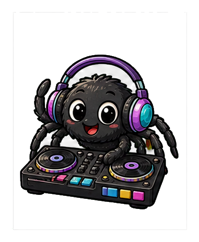 Preview for Dj Spider Sticker
