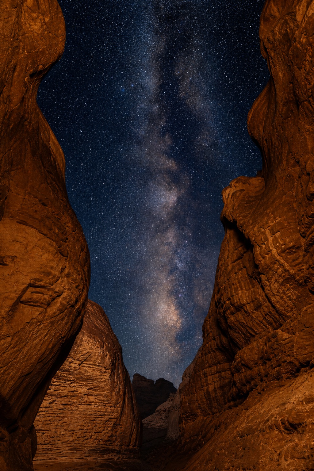 Preview for Desert Night Sky Background With Milky Way