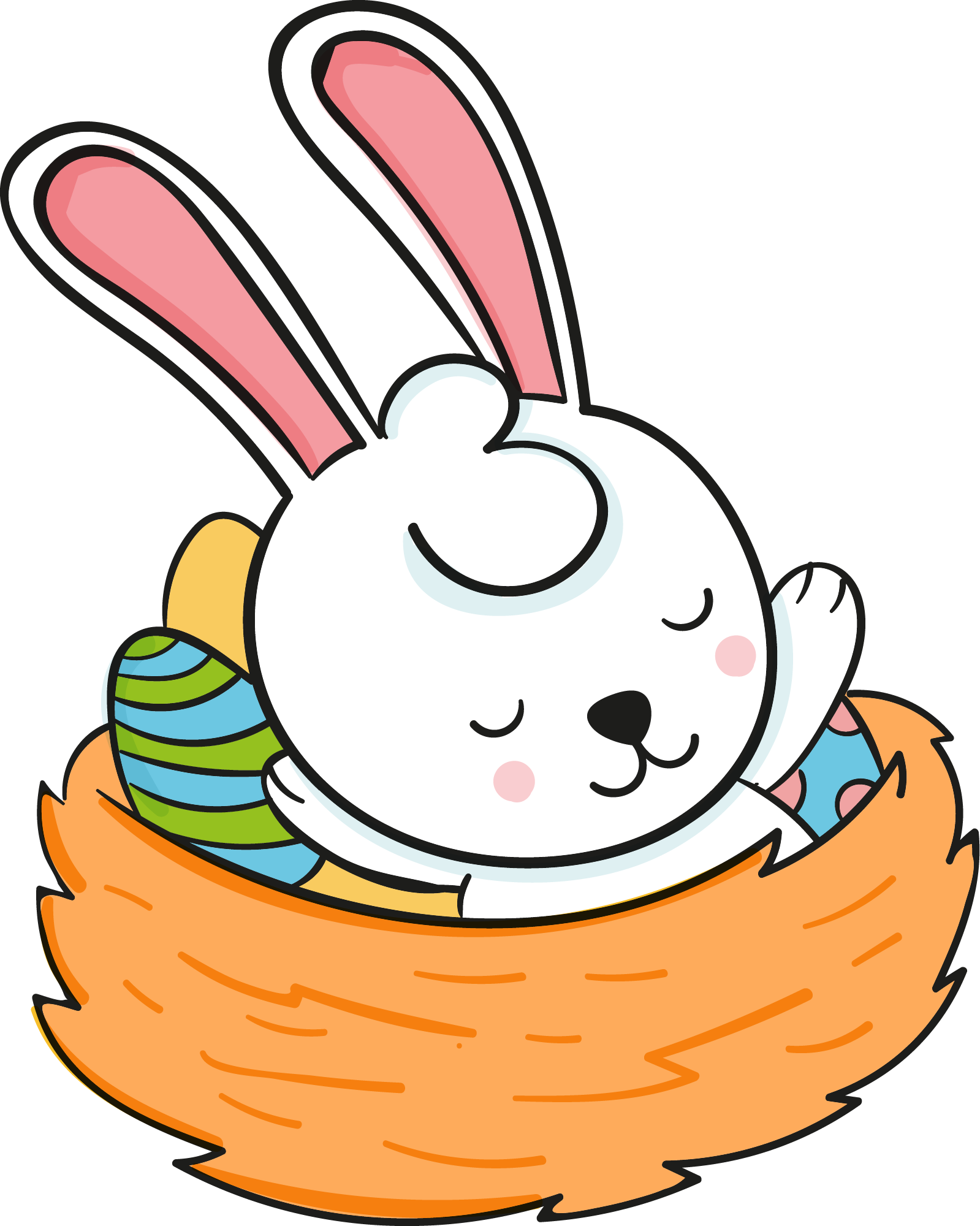 Preview for Easter-bunny-nest-sticker-8dd02