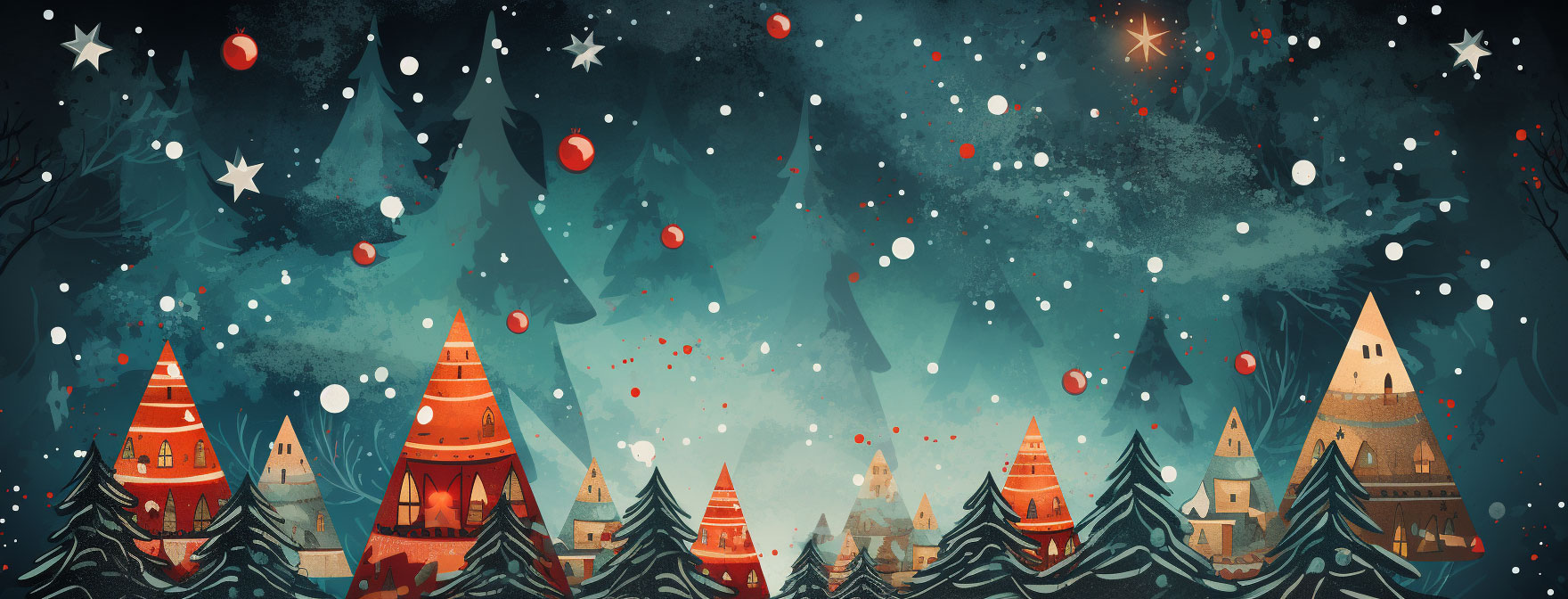 Preview for Winter-wonderland-christmas-trees-christmas-cover-background-139ea