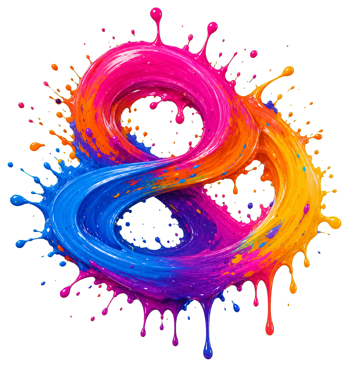 Preview for Abstract Loop Shape Sticker