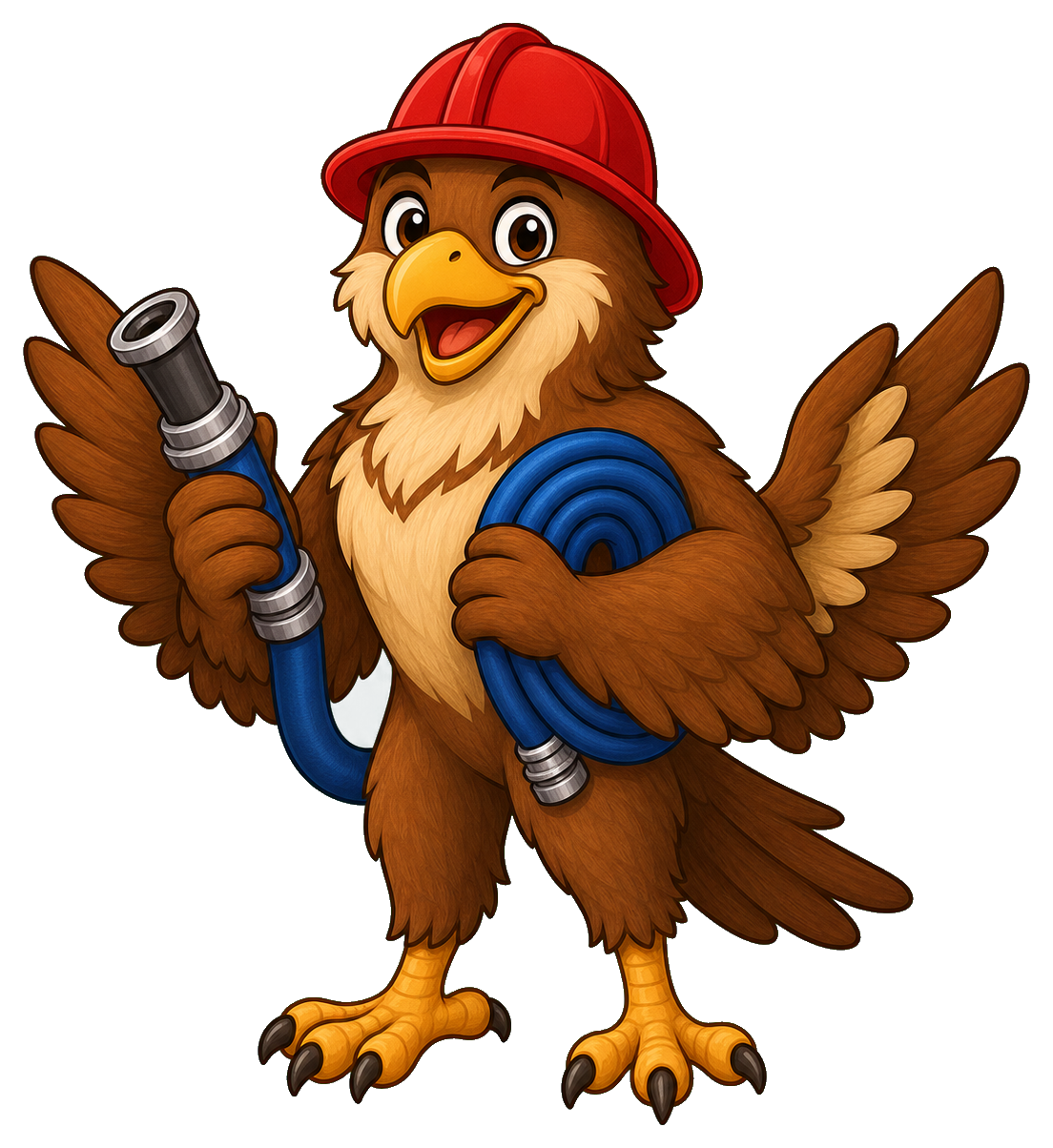 Preview for Firefighter Hawk Sticker