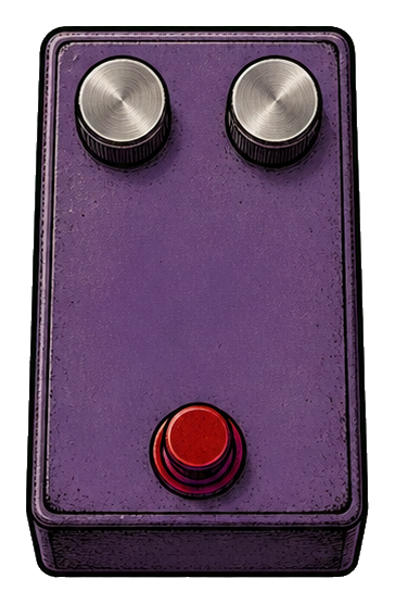 Preview for Violet Fuzz Pedal Sticker