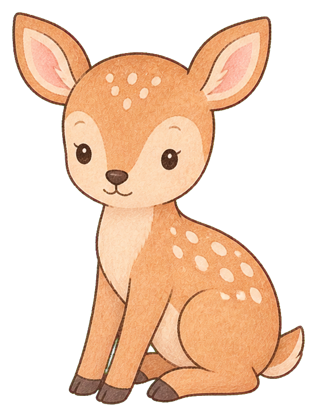Preview for Cute Deer Sticker