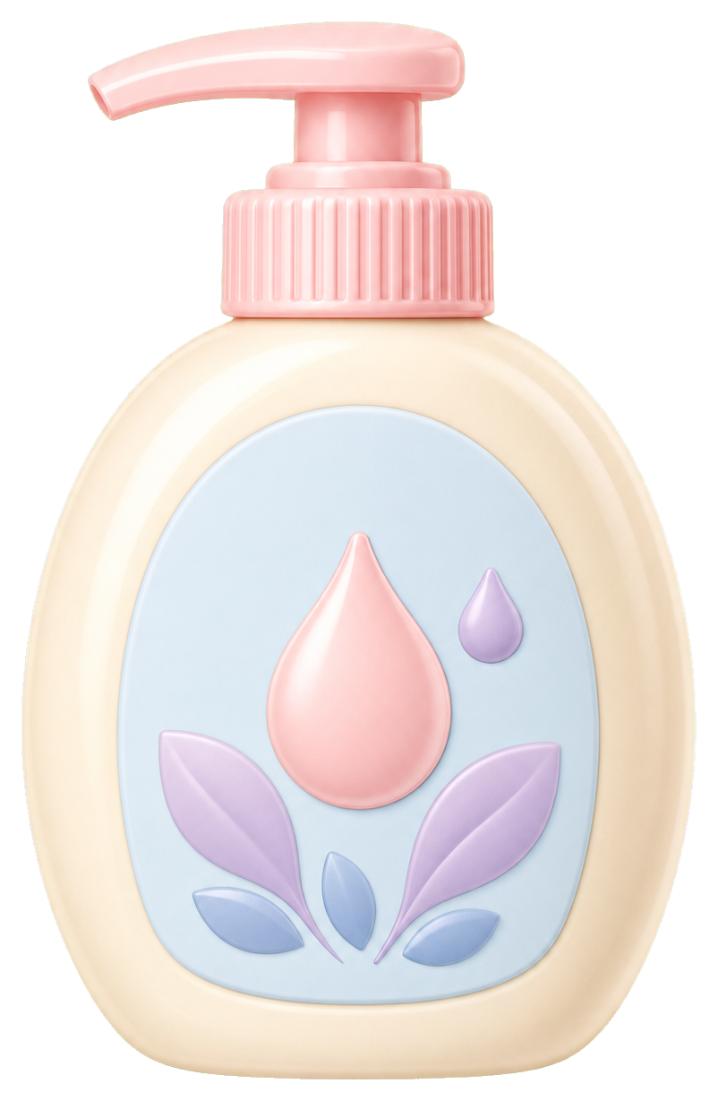 Preview for Baby Lotion Bottle Sticker