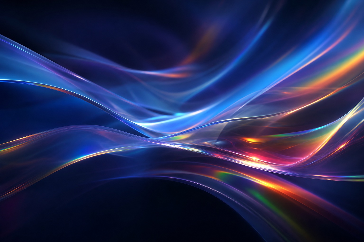 Preview for Abstract Ai Light Waves Background