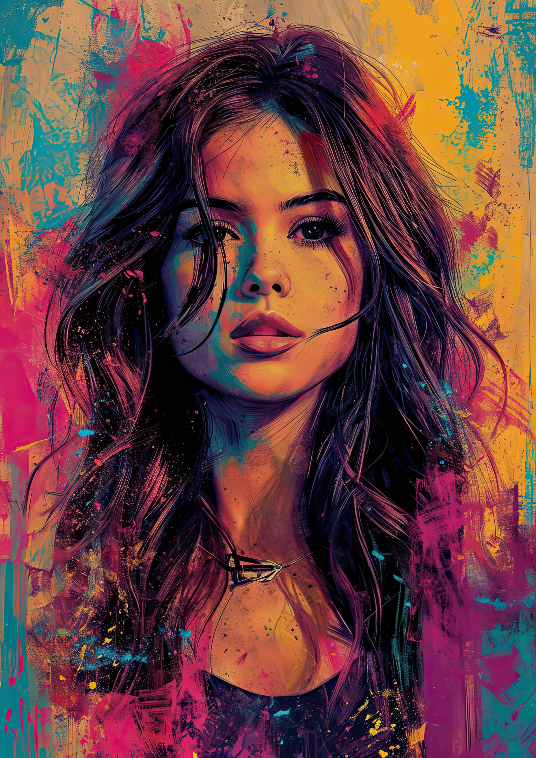 Preview for Vibrant-portrait-art-celebrities-background-418a4