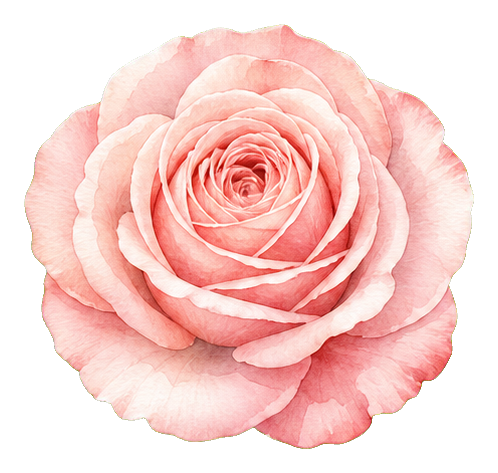 Preview for Watercolor Pink Rose Sticker