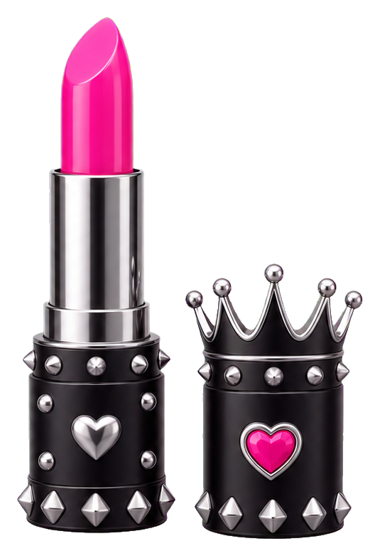 Preview for Black Pink Lipstick Punk Princess Sticker