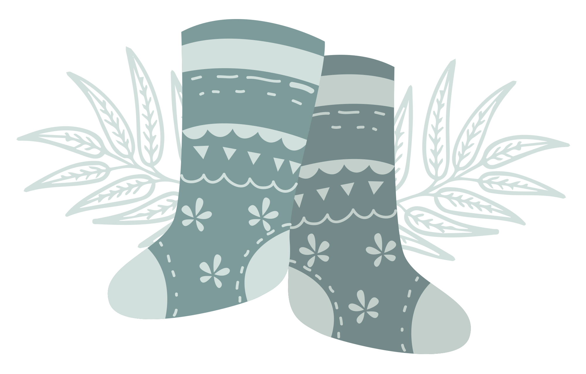 Preview for Winter-mittens-illustration-holiday-design-sticker-c1ea4