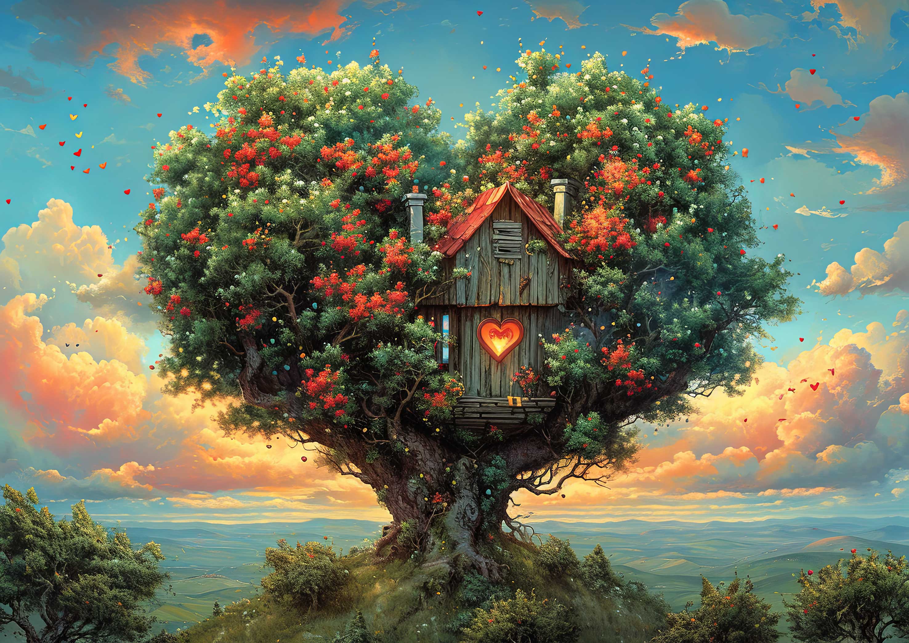 Preview for Heart-shaped-treehouse-oasis-love-background-5e482