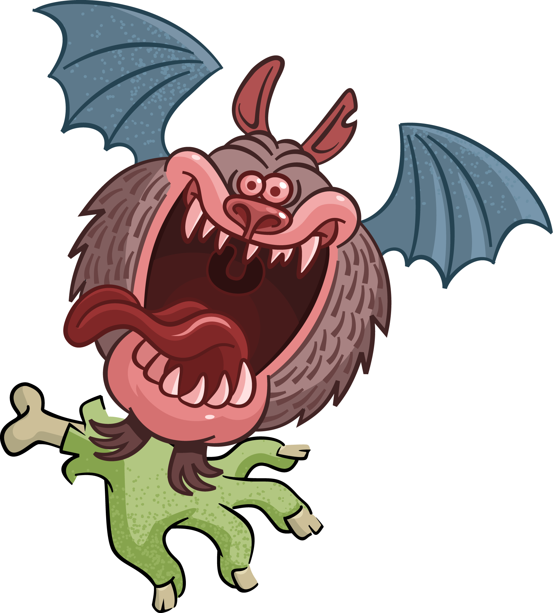 Preview for Cartoon-monster-illustration-bats-sticker-a1027