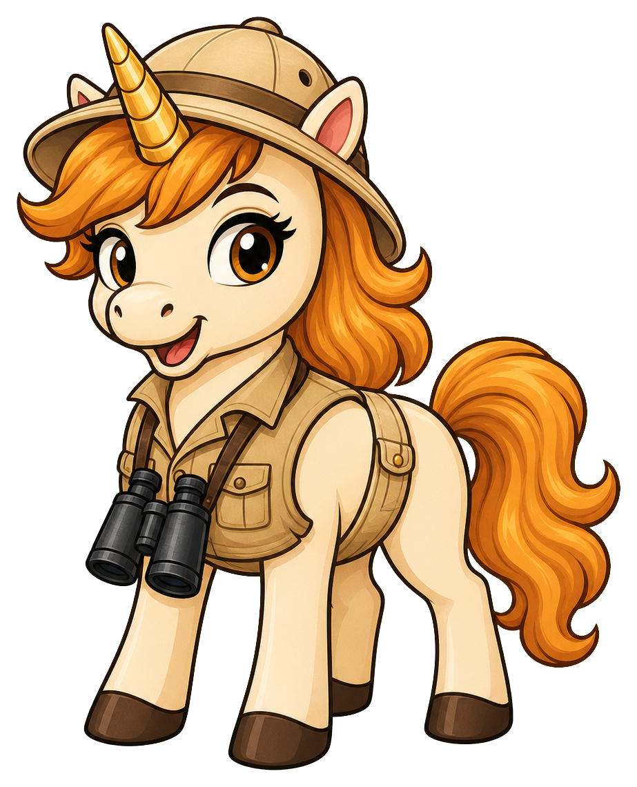 Preview for Explorer Unicorn Sticker For Safari Designs