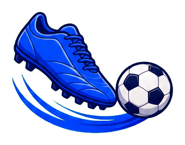 Preview for Blue Soccer Boot Ball Motion Sticker