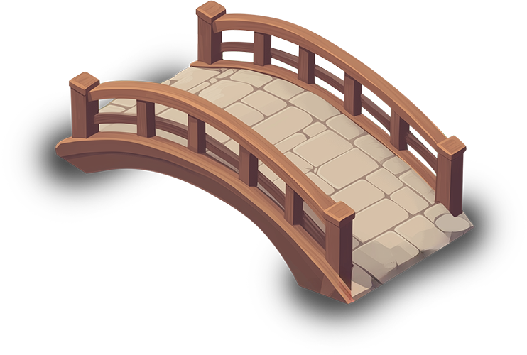 Preview for Stone-footbridge-3d-graphic-sticker-fe072