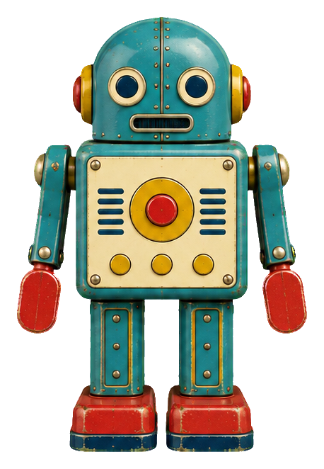 Preview for Tin Toy Robots Arched Head
