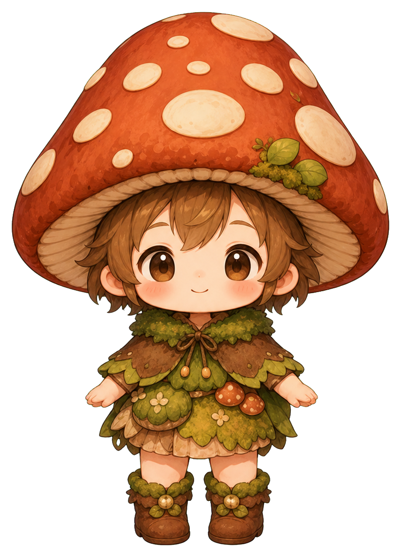 Preview for Chibi Mushroom Sprite Sticker