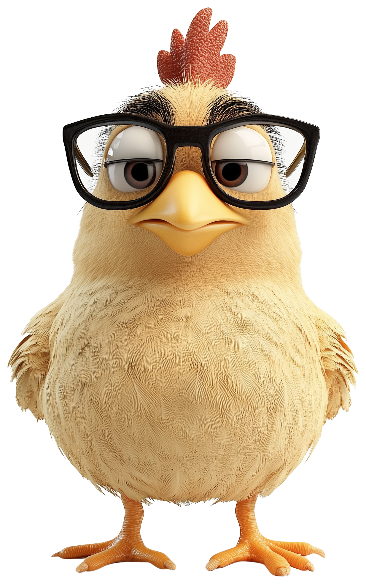 Preview for Cute Chicken Sticker Graphic