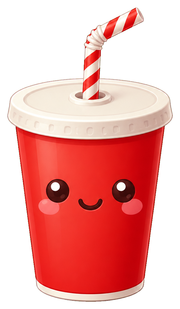 Preview for Kawaii Soda Cup Sticker