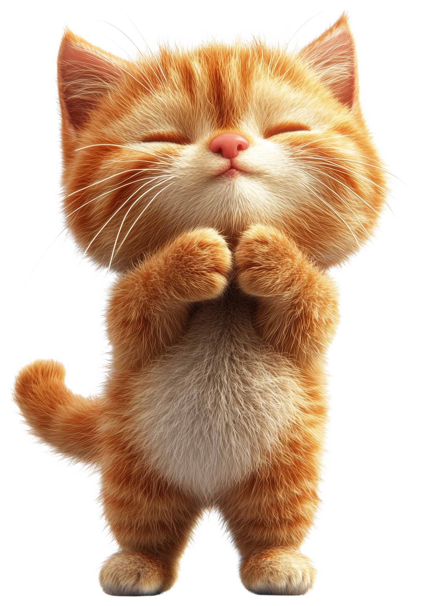 Preview for Cute Orange Cat Sticker
