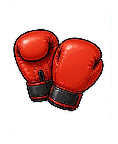 Preview for Boxing Gloves Sticker For Fitness Designs