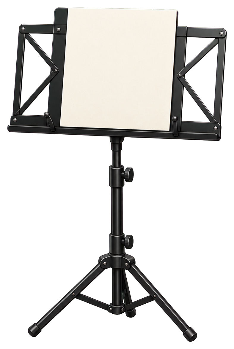 Preview for Blank Music Stand Sticker