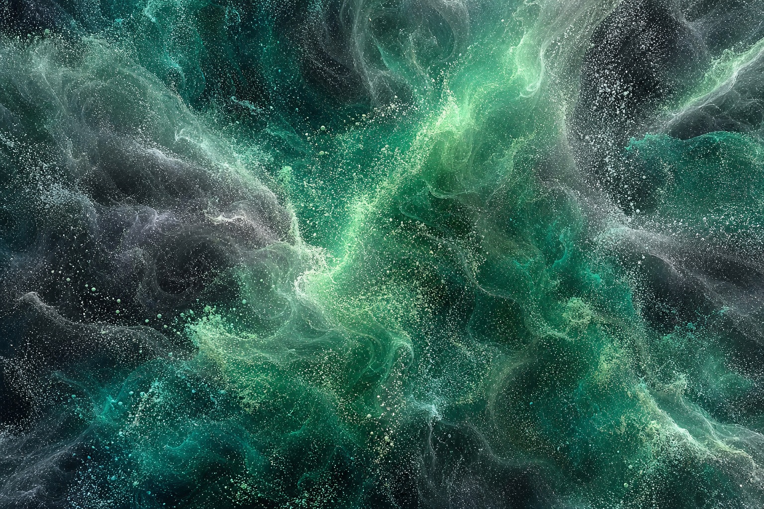 Preview for Emerald Graphite Quantum Particle Background