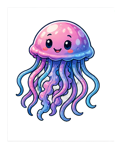 Preview for Jellyfish Sticker Graphic