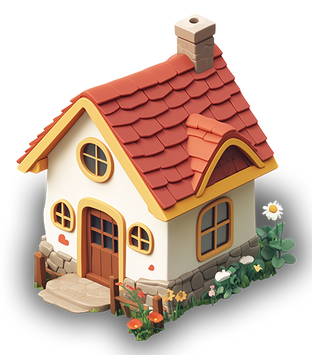 Preview for Cartoon-house-illustration-building-sticker-1f117