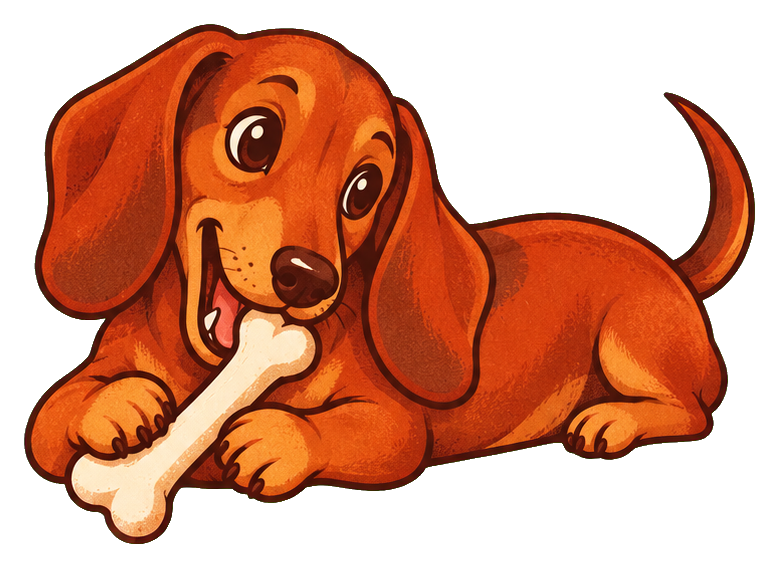 Preview for Groovy Dachshund Bone Buddy