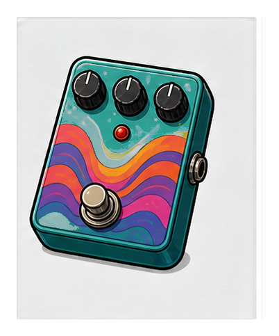 Preview for Synth Pedal Sticker Graphic