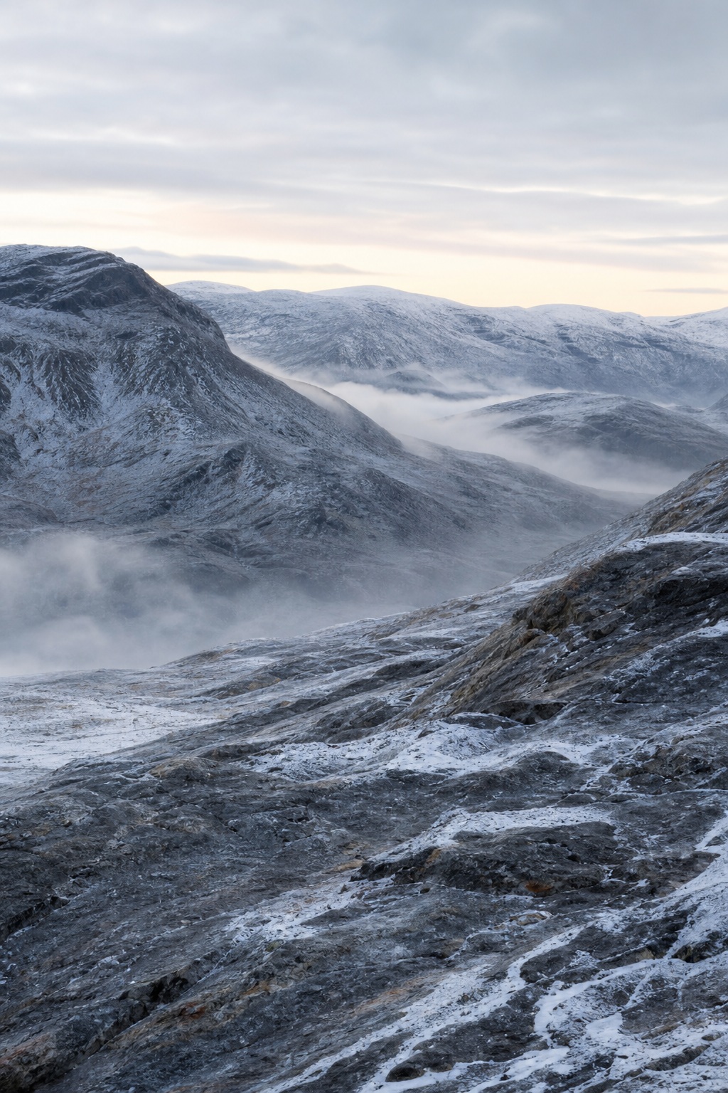 Preview for Icy Mountain Dawn Background