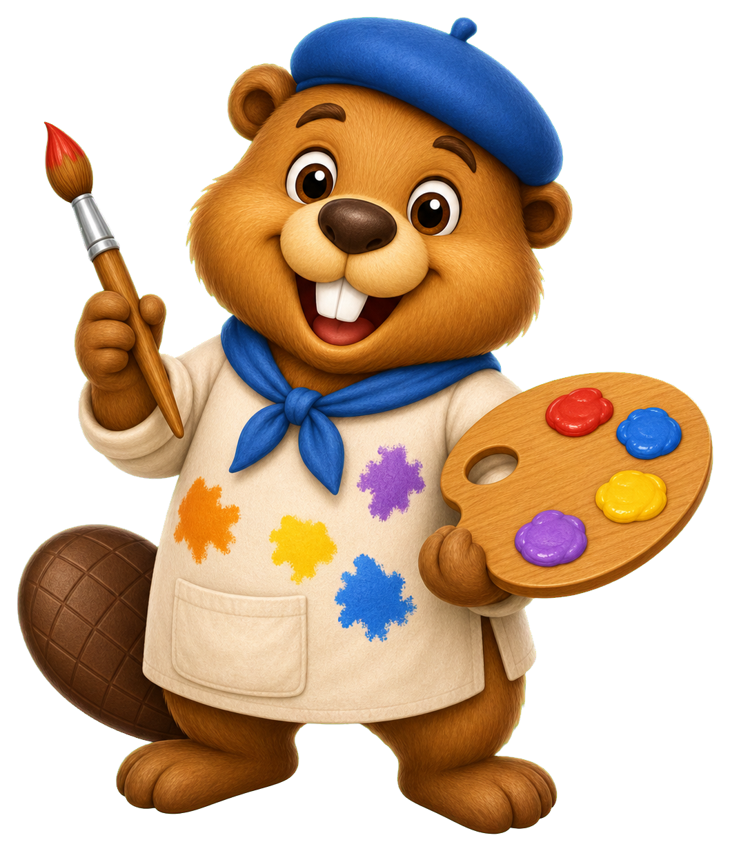Preview for Painter Beaver Sticker